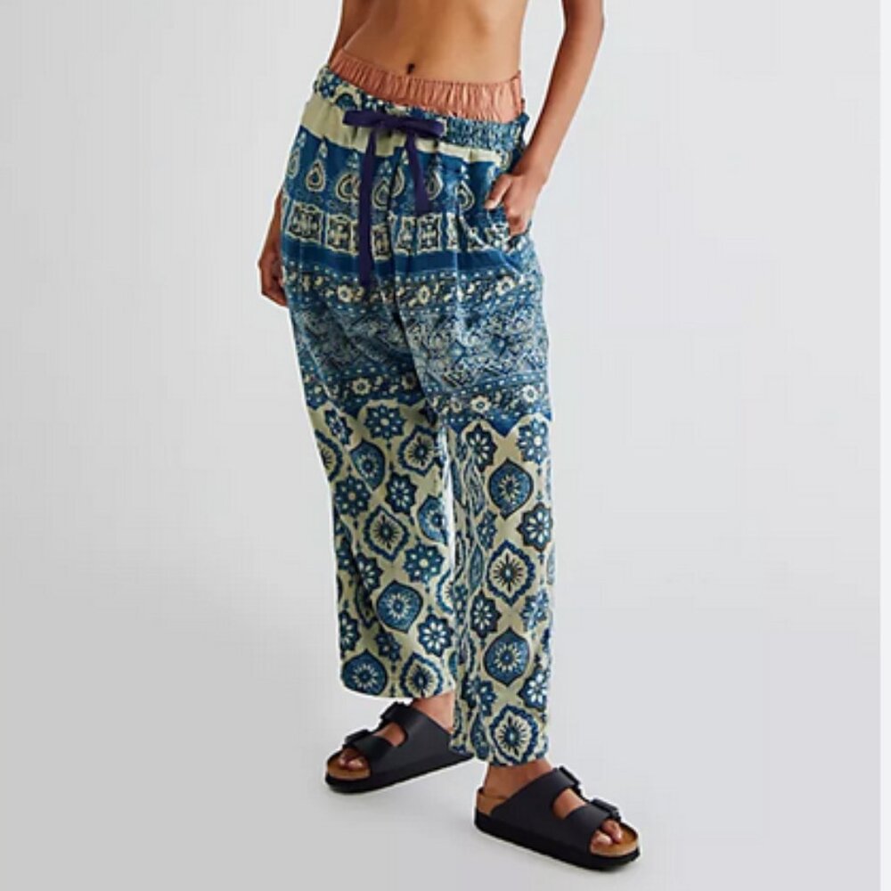 Dr. Collectors Kyoto Block Print Pants